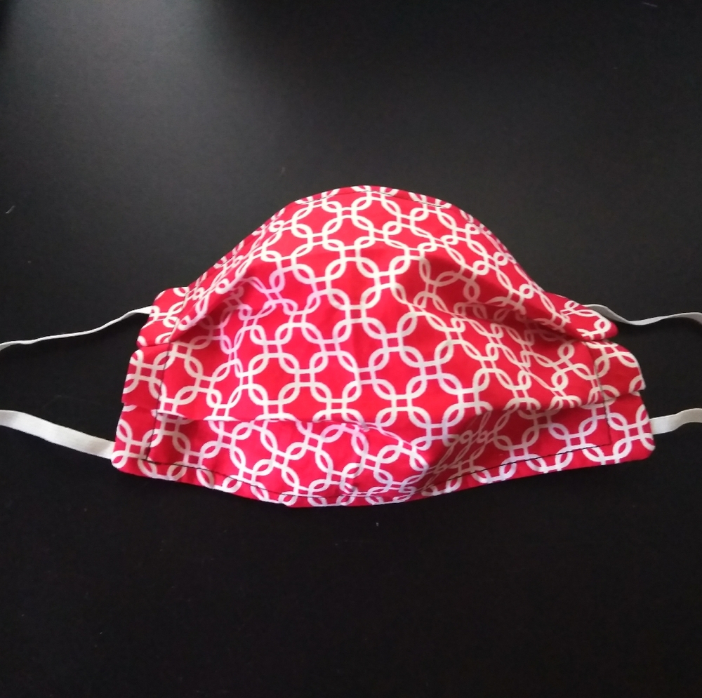 Homemade fabric face mask